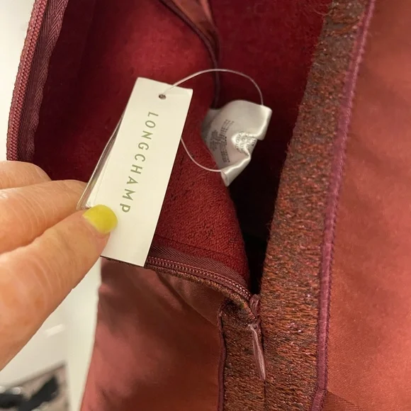 Longchamp sheath dress burgundy - Picture 5 of 5